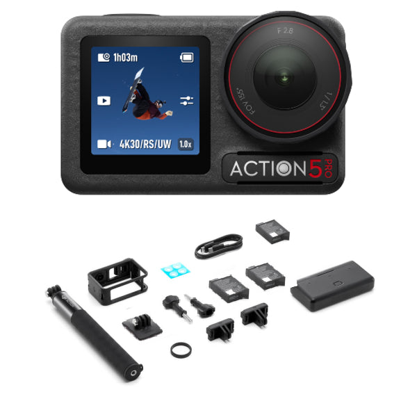 Dji Osmo Action 5 Pro Adventure Combo - Garanzia Dji Italia Dji Osmo Action 5 Pro Adventure Combo - Garanzia Dji Italia